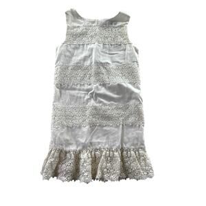 Ralph Lauren Girls Dress Size 6 Lace Dainty Cottagecore Button Cotton Whimsy